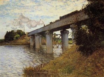 Claude Oscar Monet : The Railway Bridge at Argenteuil III